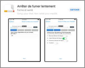 Arreter de fumer lentement