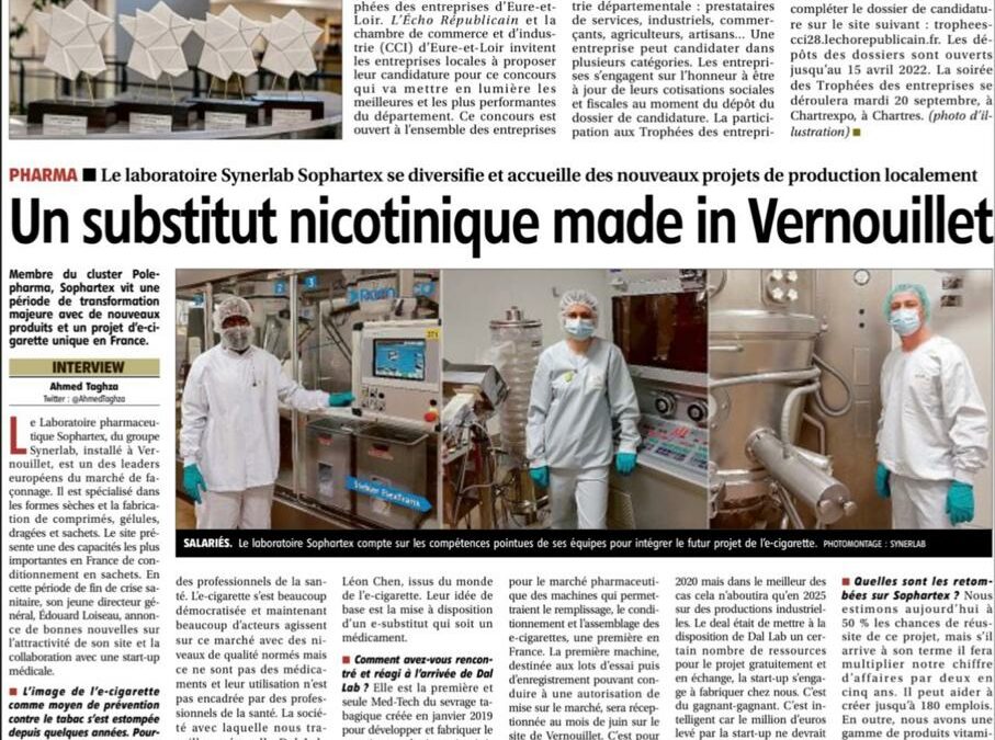 Un substitut nicotinique made in Vernouillet
